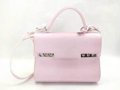 DELVAUX Tempate Small Leather/Pink Handbag