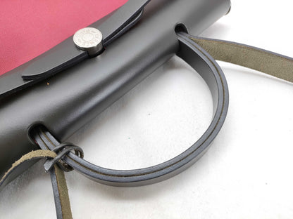 HERMES Air Bag HERMES Air Zip PM Toile/Pink/A Stamp/Silver Handbag