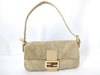 FENDI Mamma Suede Mamma Bucket Shoulder Bag with G Hardware