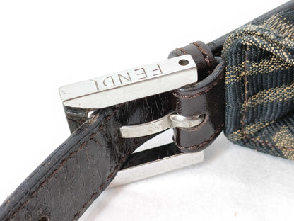 FENDI Zucca Mamma Bucket Shoulder Bag