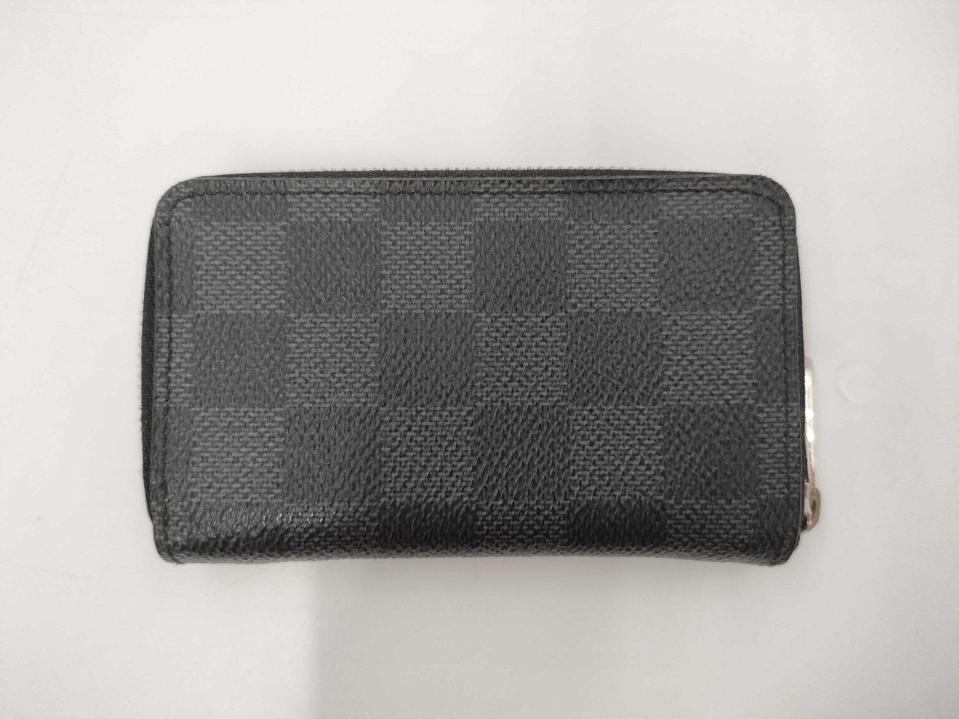 LOUIS VUITTON Zippy Coin Purse Damier Graphite Coin Case