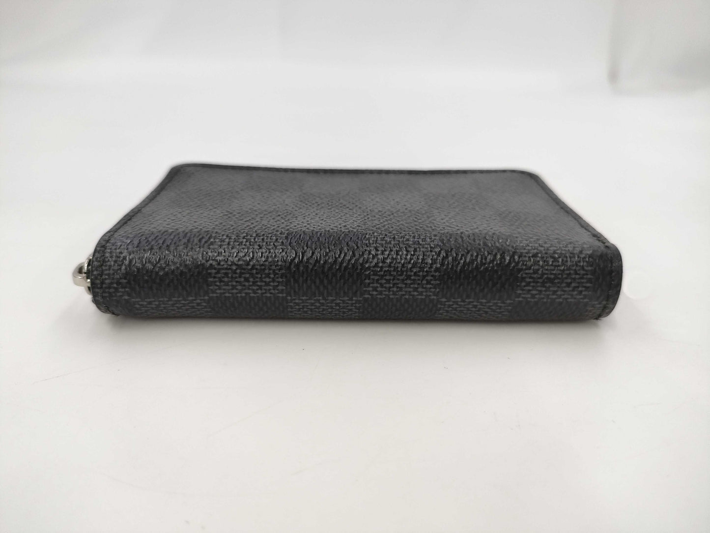 LOUIS VUITTON Zippy Coin Purse Damier Graphite Coin Case