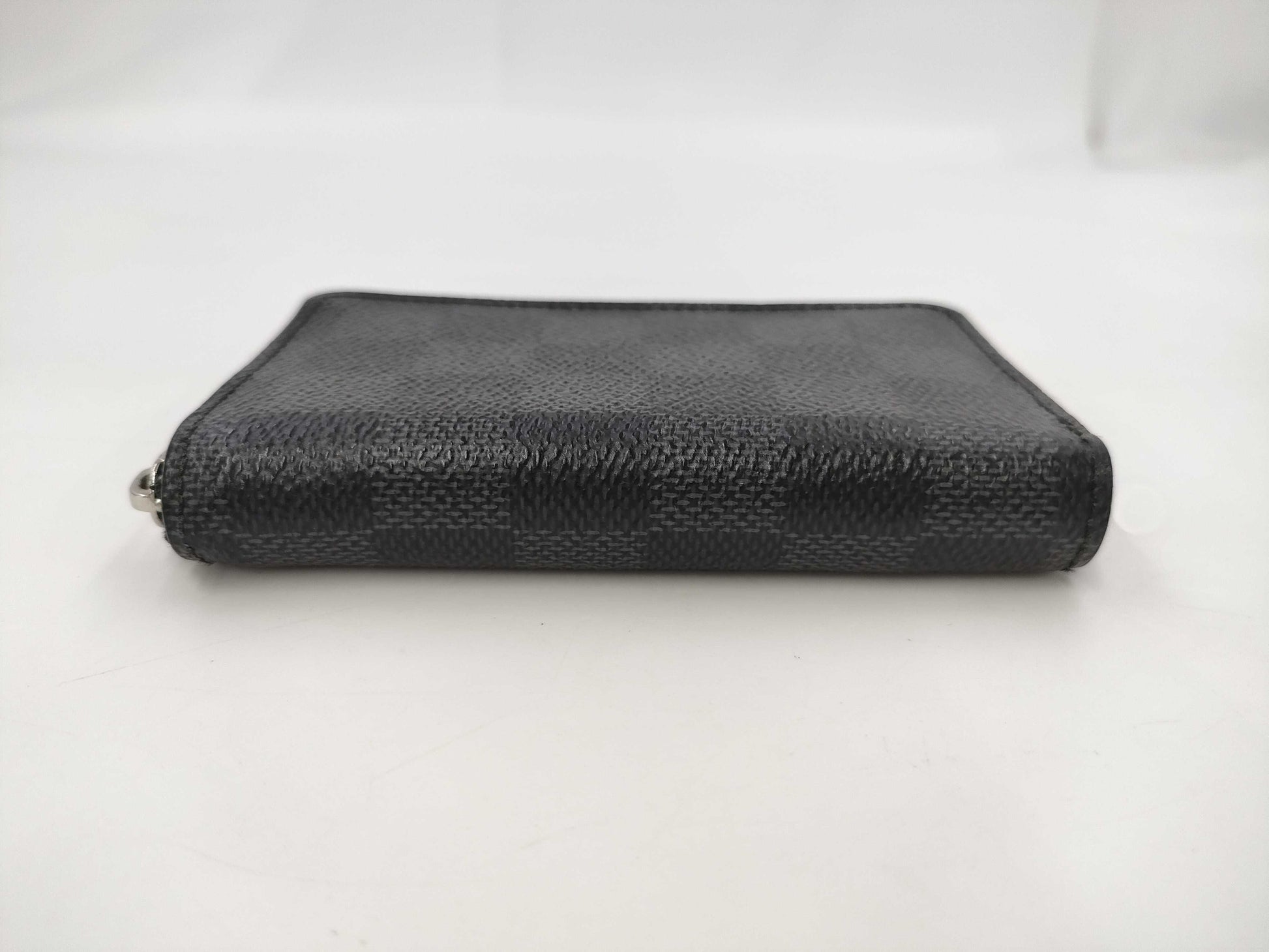 LOUIS VUITTON Zippy Coin Purse Damier Graphite Coin Case