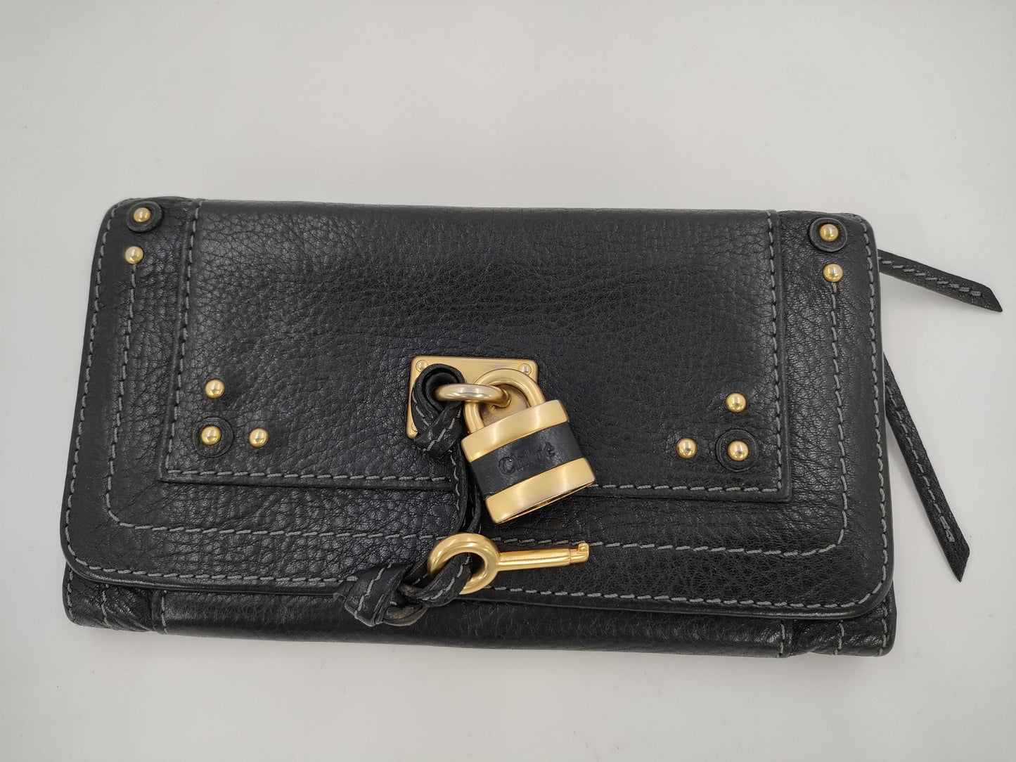 Chloe Paddington Long Wallet Black Wallet