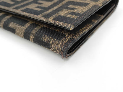 FENDI Zucca Bifold Long Wallet