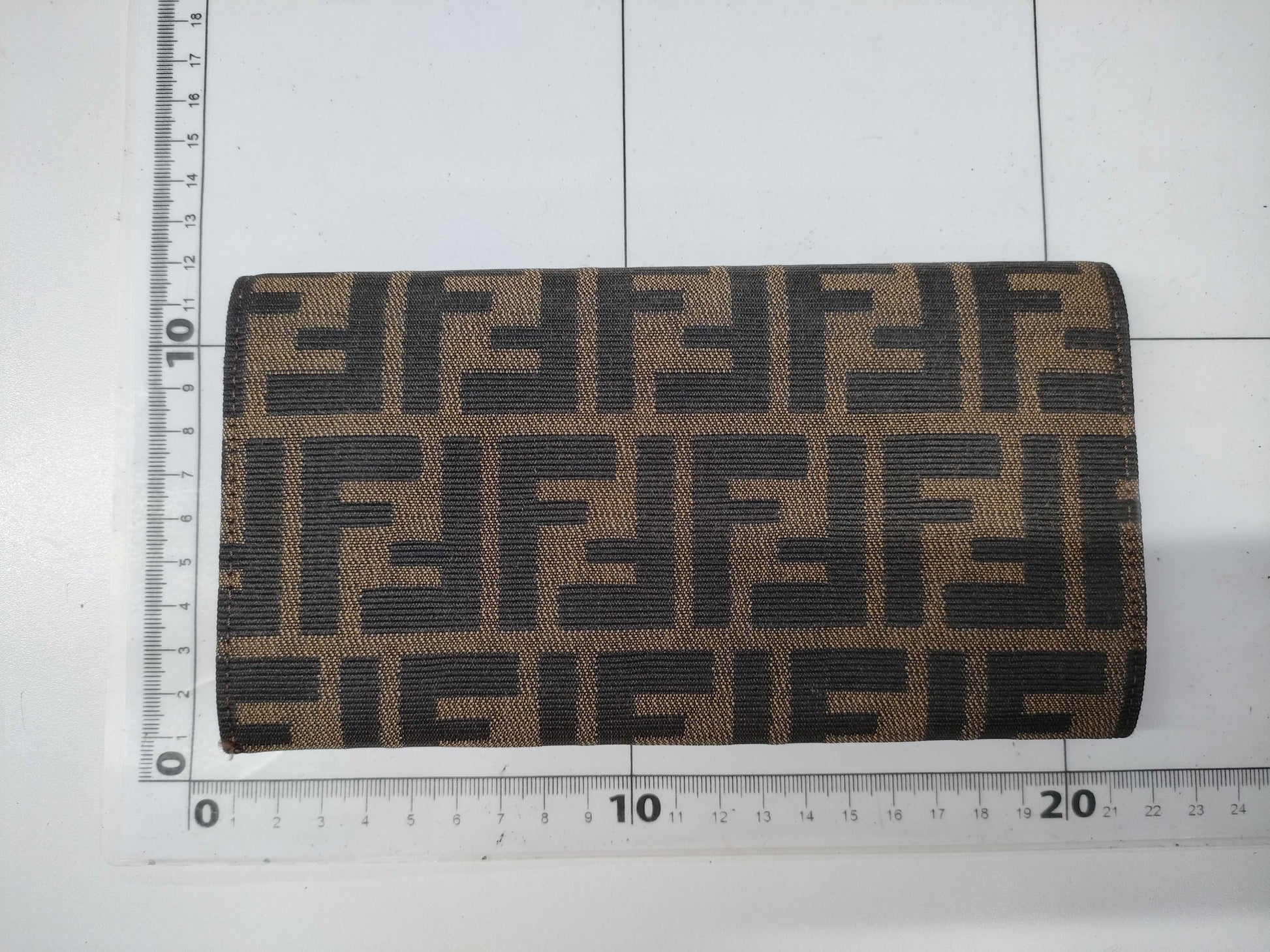 FENDI Zucca Bifold Long Wallet