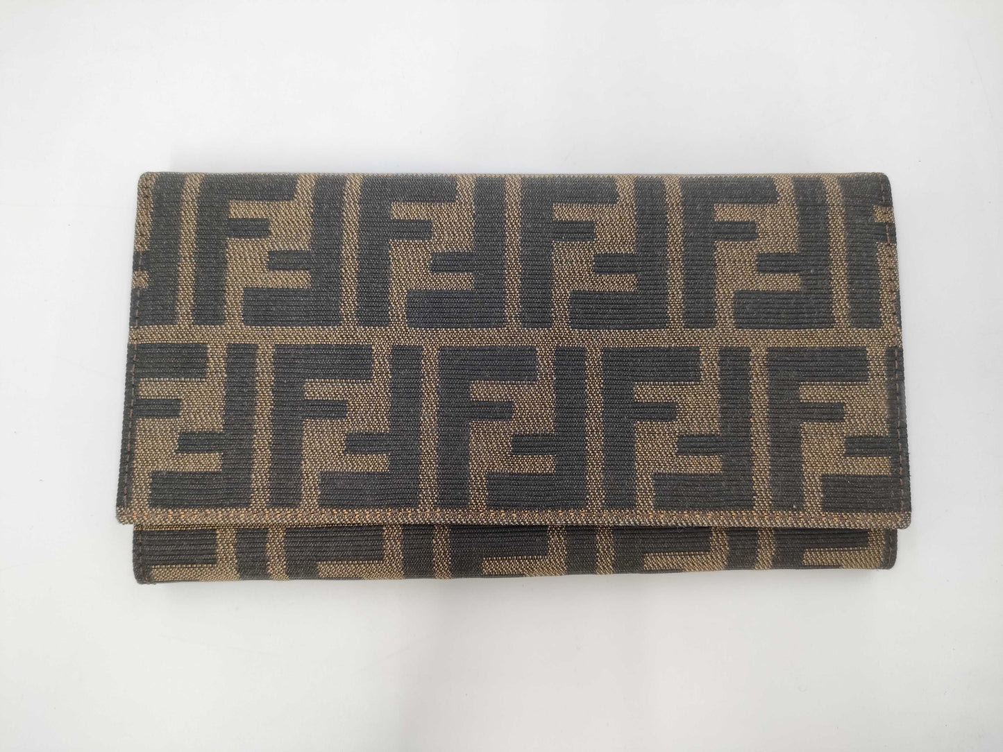 FENDI Zucca Bifold Long Wallet