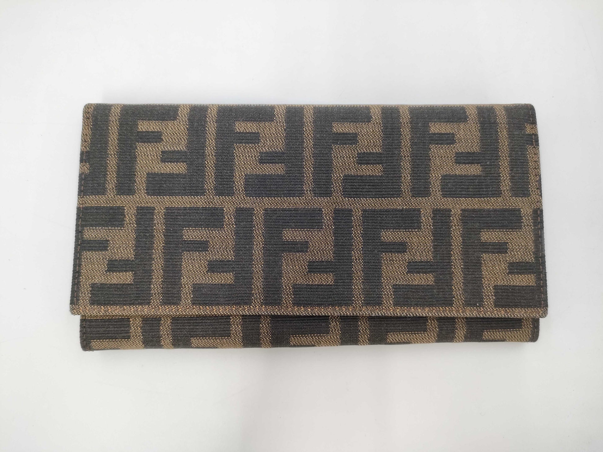 FENDI Zucca Bifold Long Wallet
