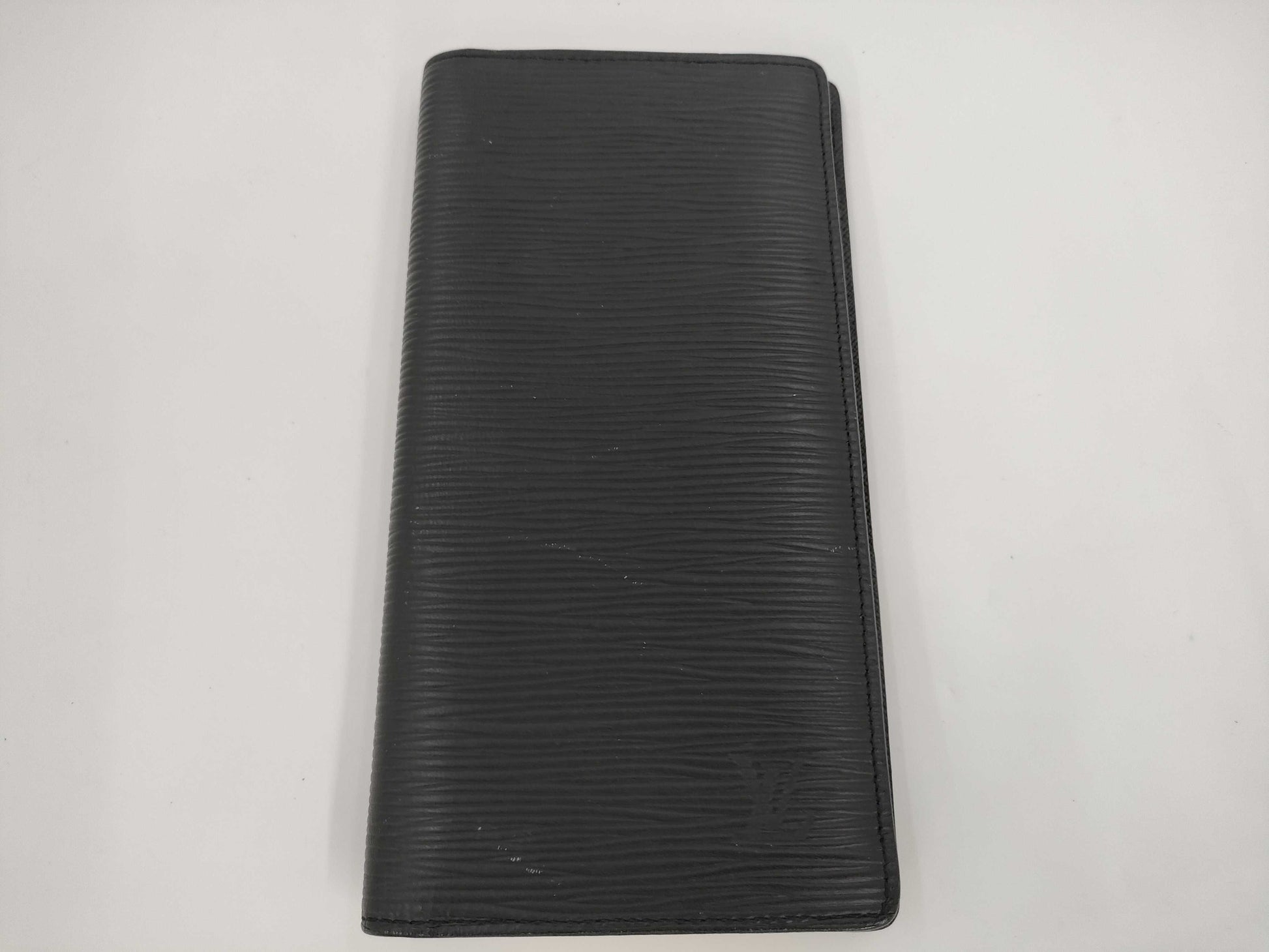 LOUIS VUITTON Brazza Epi Black Wallet