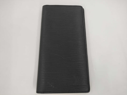 LOUIS VUITTON Brazza Epi Black Wallet