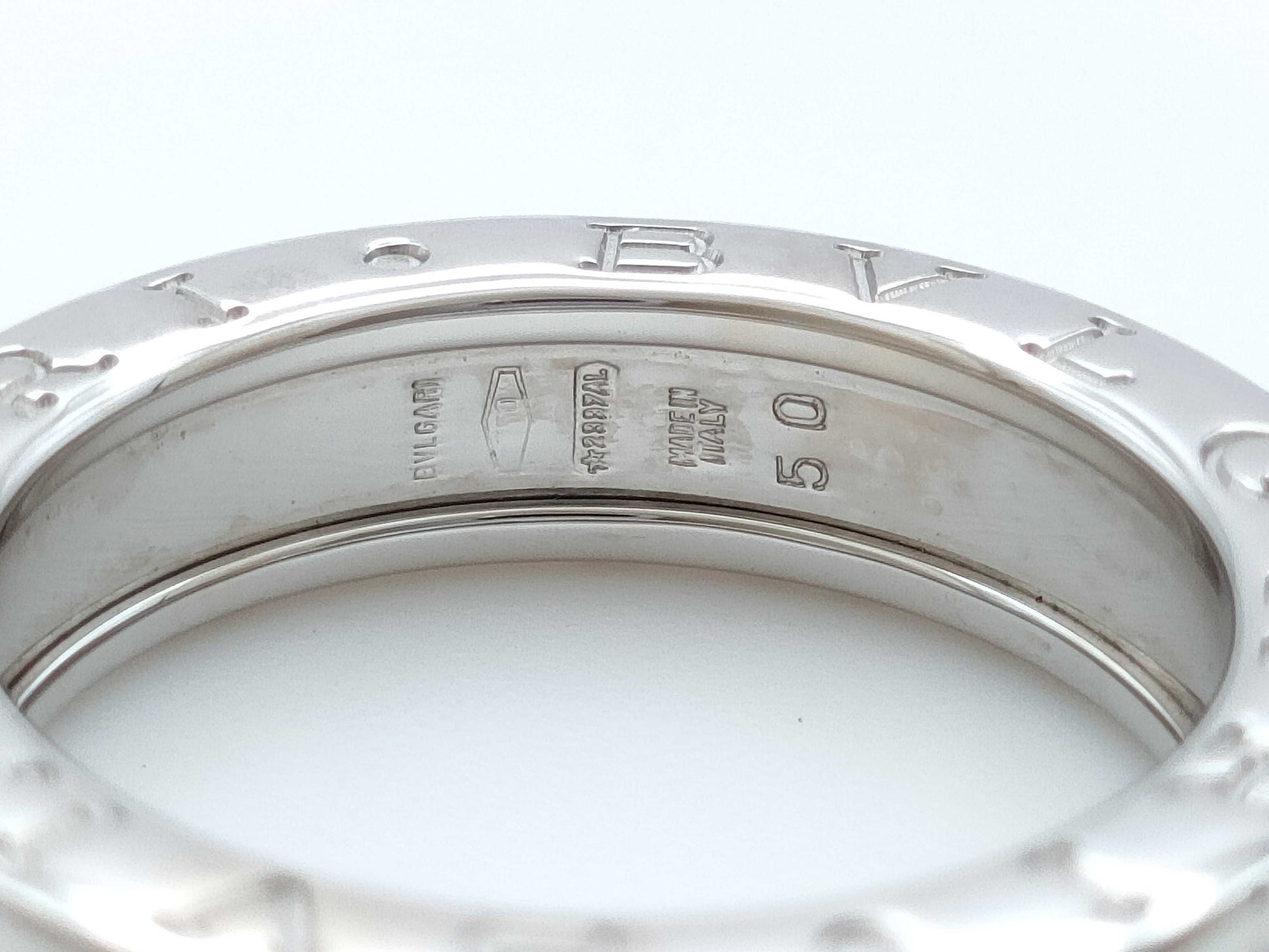 BVLGARI B.zero1 XS #50 WG 750 6.7g Ring 