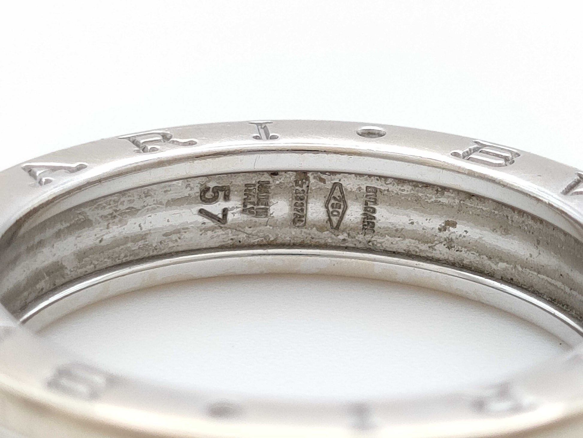 BVLGARI B.zero1 XS #57 WG 750 7.7g Ring 