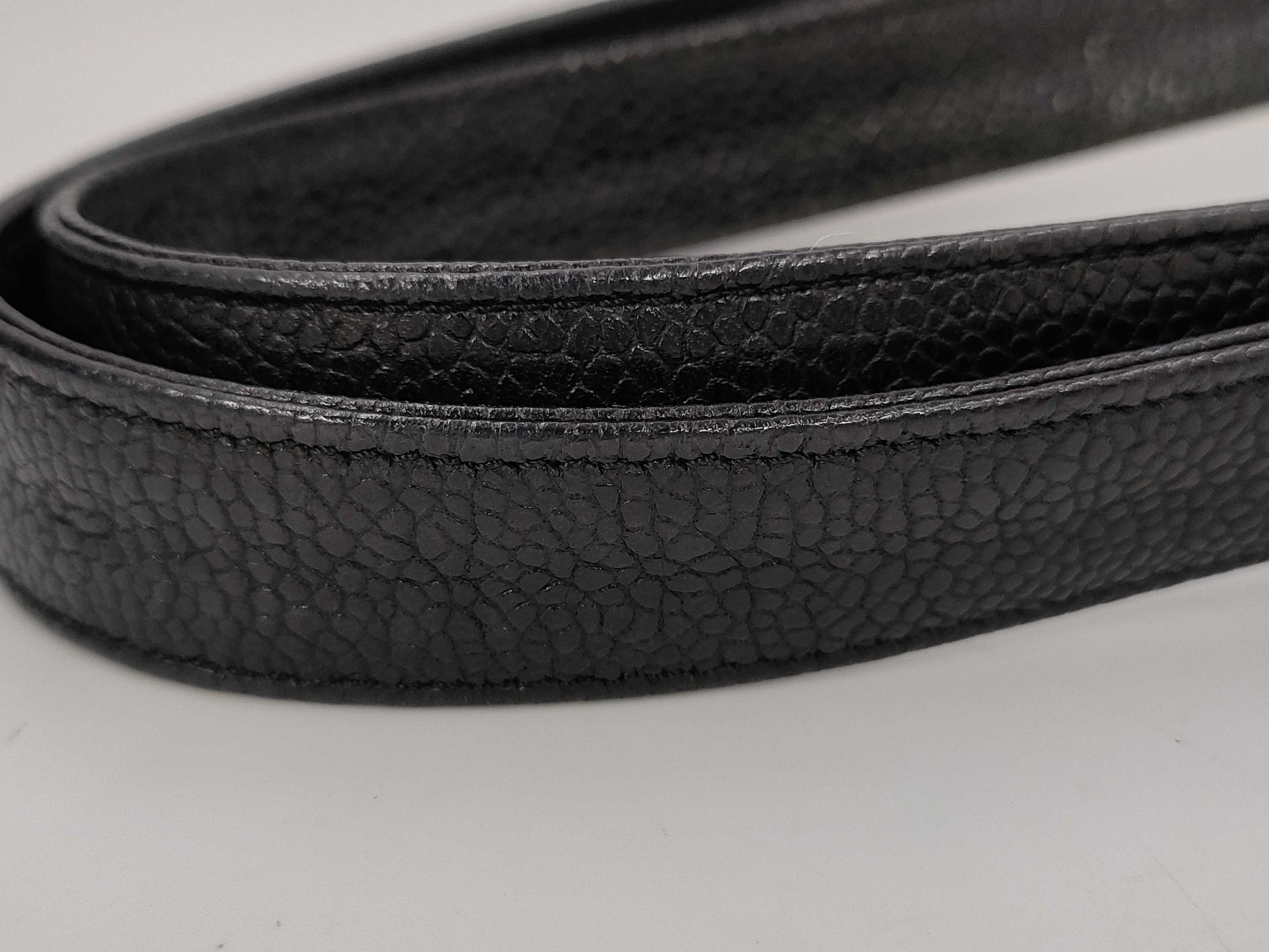 CHANEL Caviar Skin Triple Coco Chain Tote Shoulder Bag with Seal