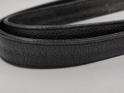 CHANEL Caviar Skin Triple Coco Chain Tote Shoulder Bag with Seal