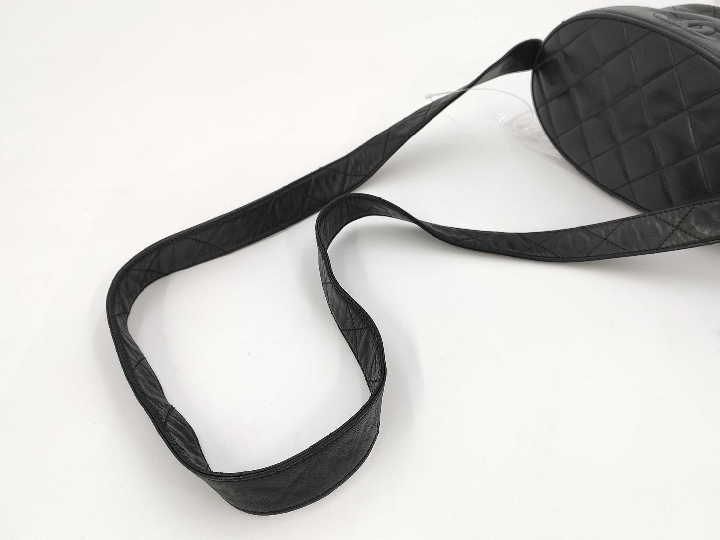 CHANEL Lambskin Matelasse Tassel Fringe Shoulder Bag with G Card