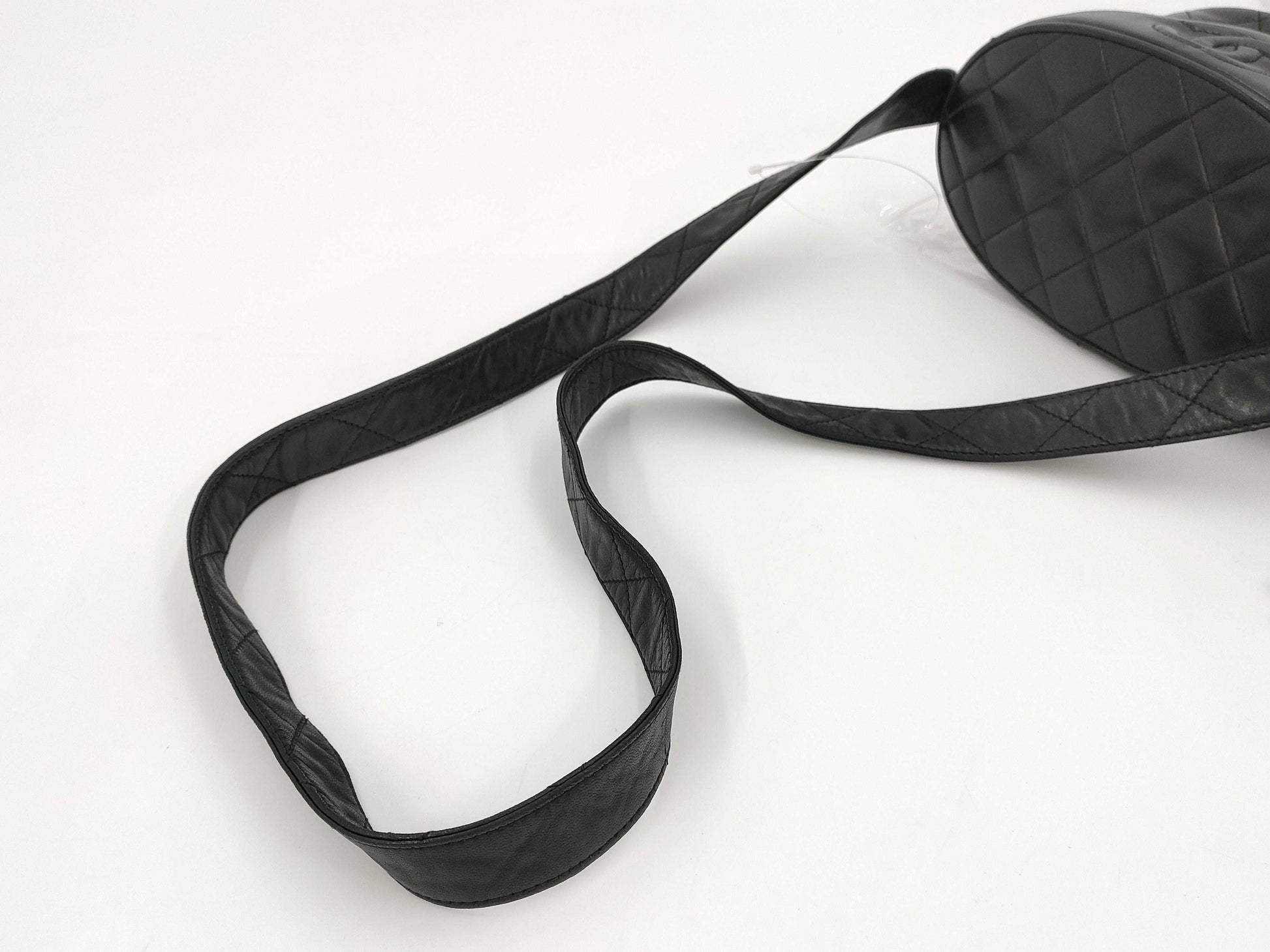 CHANEL Lambskin Matelasse Tassel Fringe Shoulder Bag with G Card