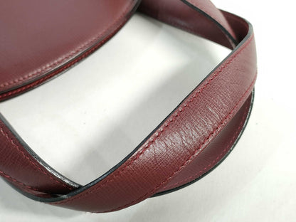 Cartier Must Cartier Must Line Leather Handbag Bordeaux Handbag