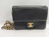 CHANEL Turnlock Caviar Skin Shoulder Bag Plate Shoulder Bag