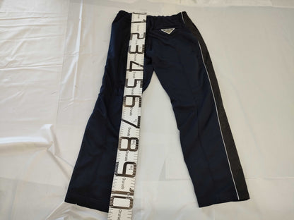 PRADA Prada Triangle Logo Men's Nylon Switch Pants, Navy/Black, Size L