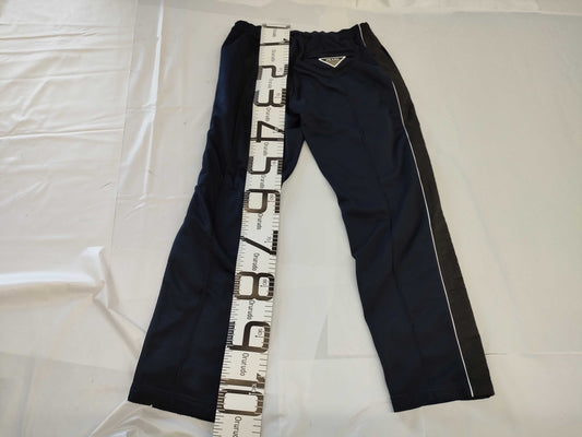 PRADA Prada Triangle Logo Men's Nylon Switch Pants, Navy/Black, Size L