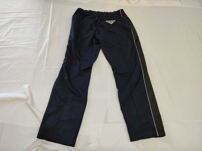 PRADA Prada Triangle Logo Men's Nylon Switch Pants, Navy/Black, Size L