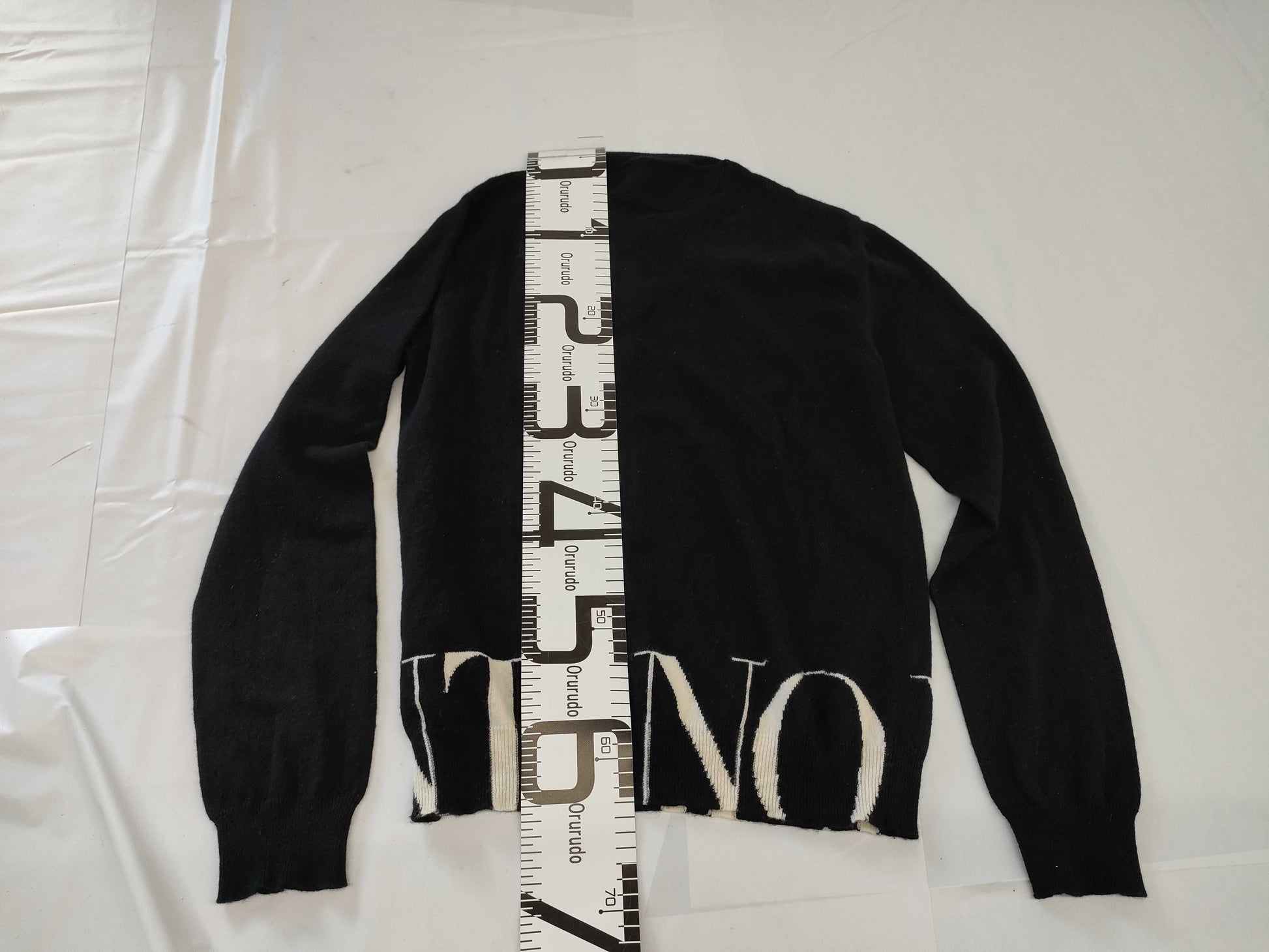 VALENTINO Logo Knit Sweater with Current Tag, Men's Size M Tops