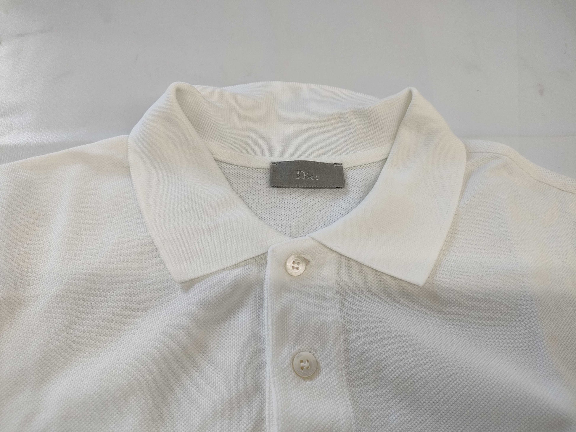 Dior Bee Embroidered Polo Shirt Size 44 Tops