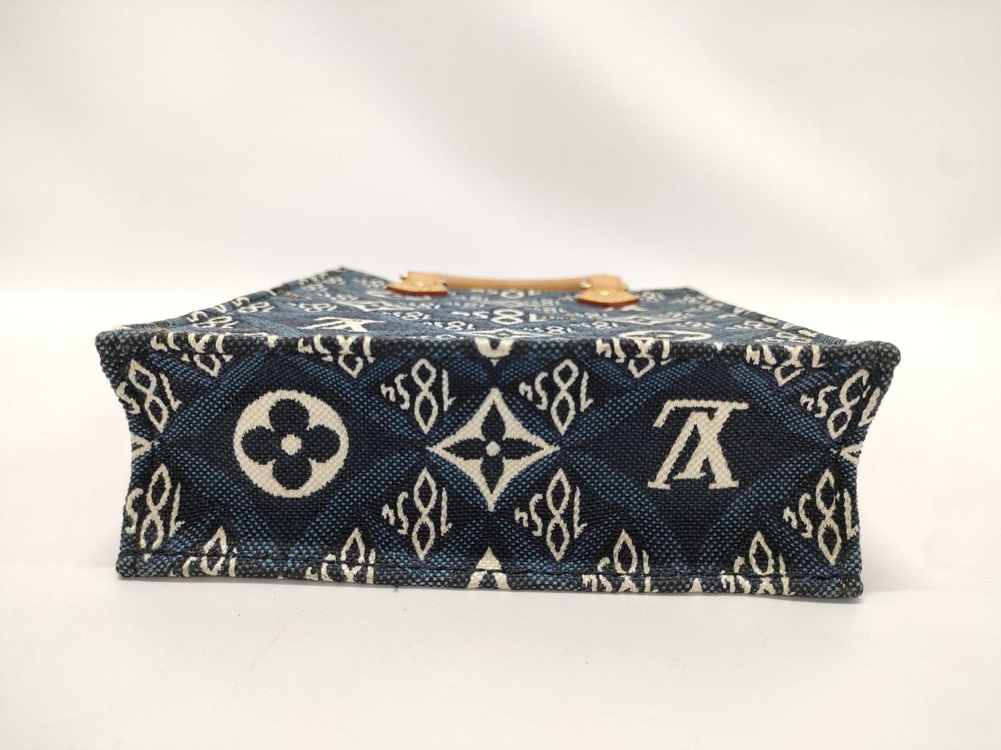 LOUIS VUITTON Jacquard Petite Sac Plat since 1854 Handbag