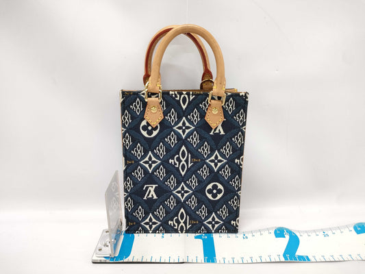 LOUIS VUITTON Jacquard Petite Sac Plat since 1854 Handbag