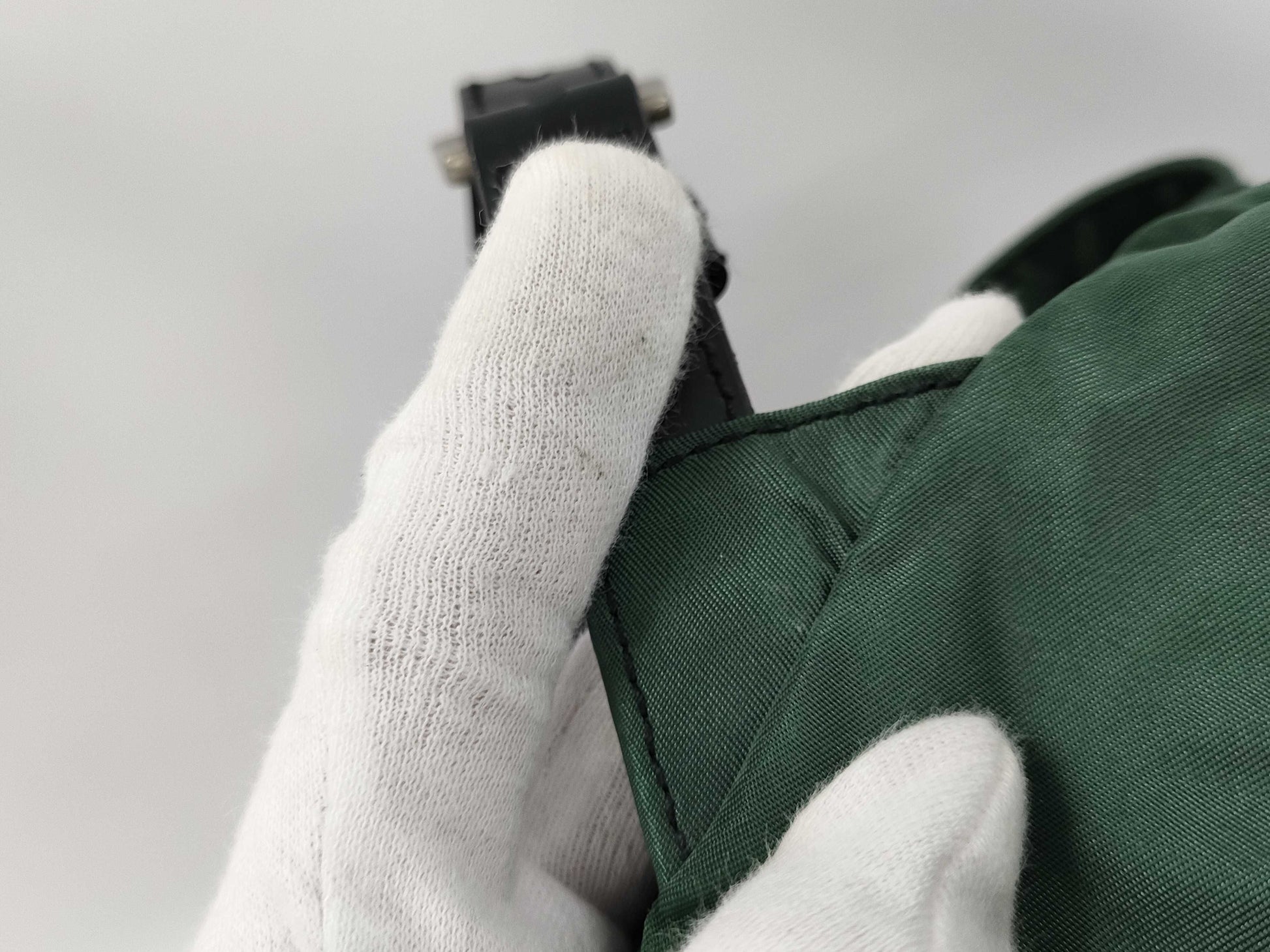 PRADA PRADA Prada Backpack Nylon Green Backpack