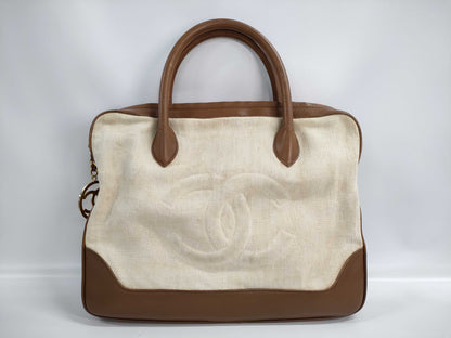 CHANEL denim business bag handbag