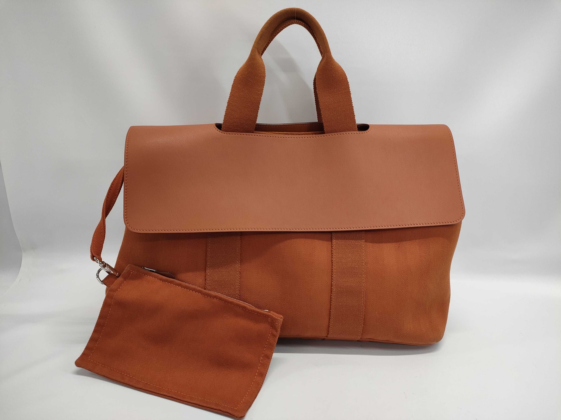 HERMES Valparaiso GM Orange Handbag