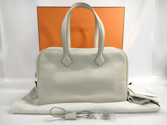 HERMES Victoria 35 D engraved 2019 handbag