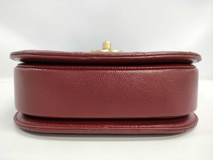 CHANEL Matelasse Caviar Leather AS2484 Chain Shoulder Bag with IC Chip