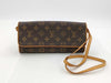 LOUIS VUITTON Monogram Pochette Twin GM M51852 CA1929 Brown Shoulder Bag