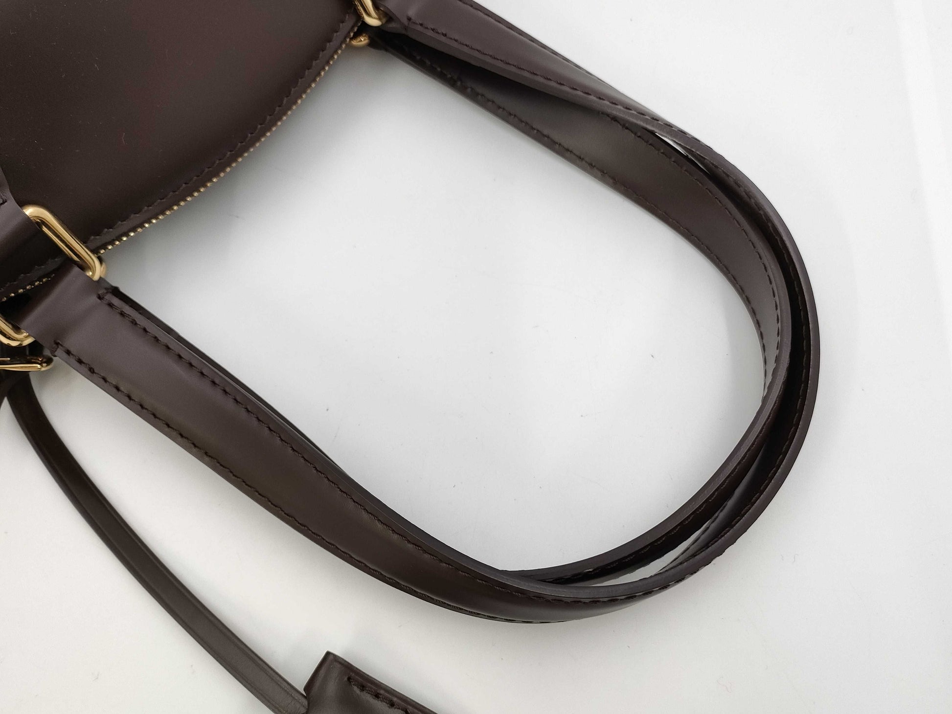 LOUIS VUITTON Damier Verona PM N41117 DU1161 Brown Tote Bag