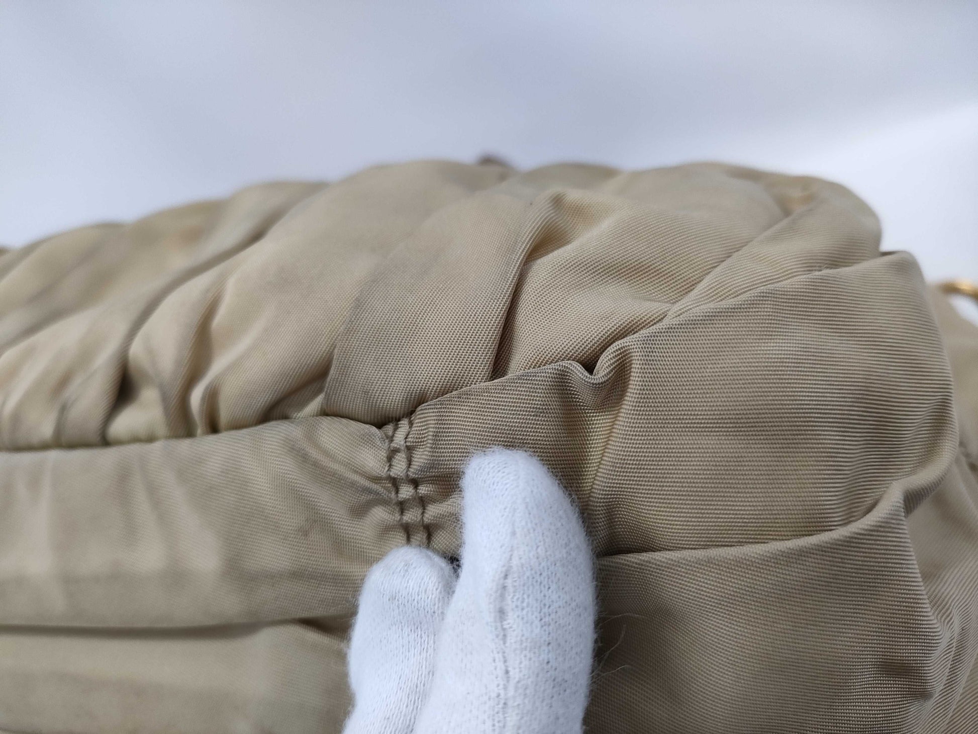 PRADA Prada 2-way shoulder bag, nylon gathered handbag