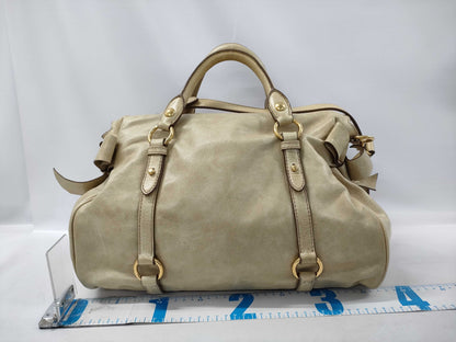 Miu Miu 2-Way Leather Shoulder Bag