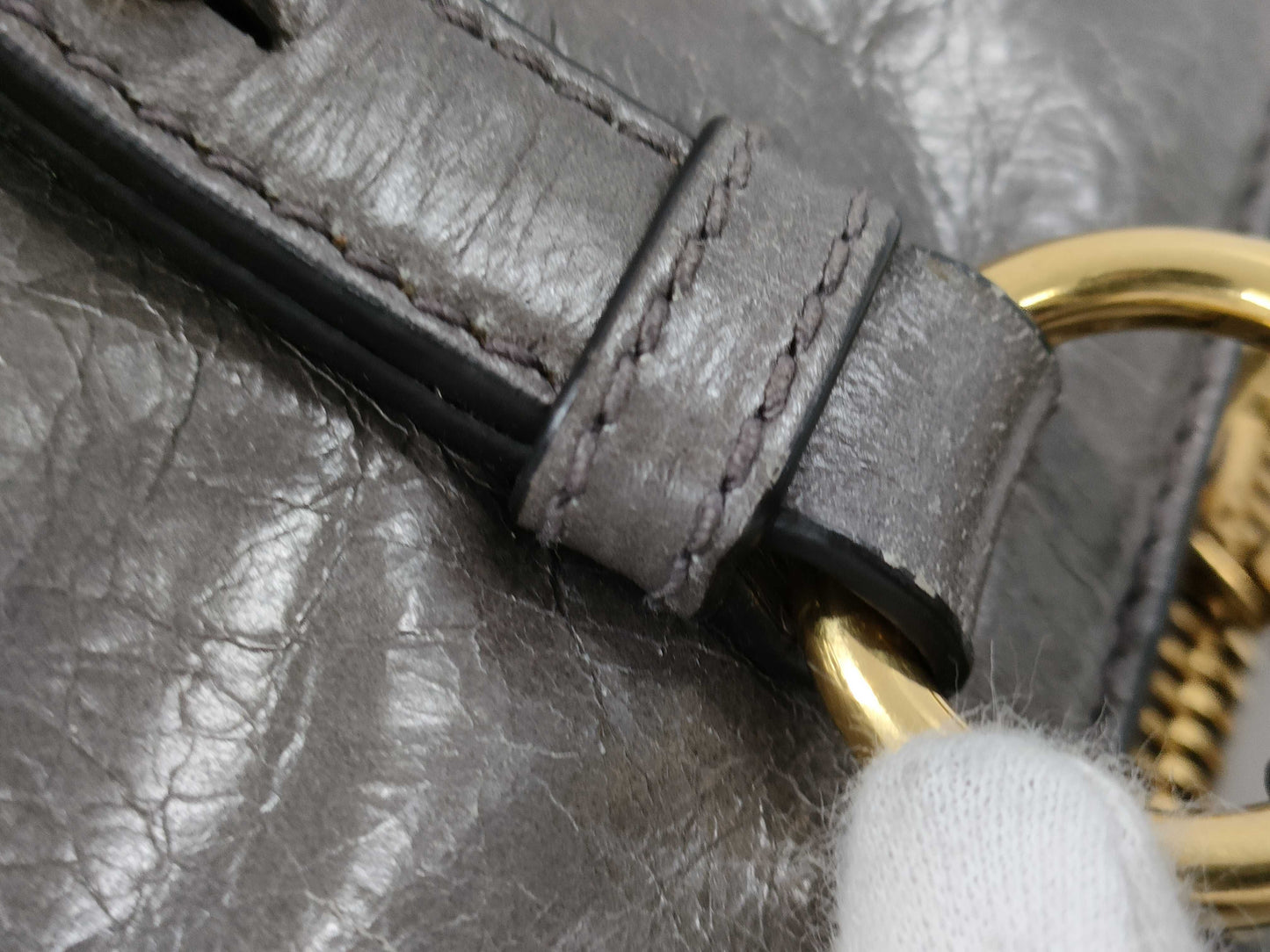 Miu Miu 2-Way Leather Handbag