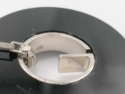 GUCCI Charm Metal Black x Silver Charm