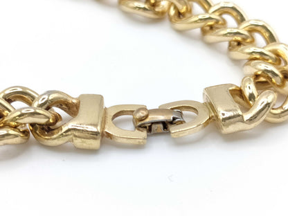 Dior Big Chain Gold Rhinestone Necklace