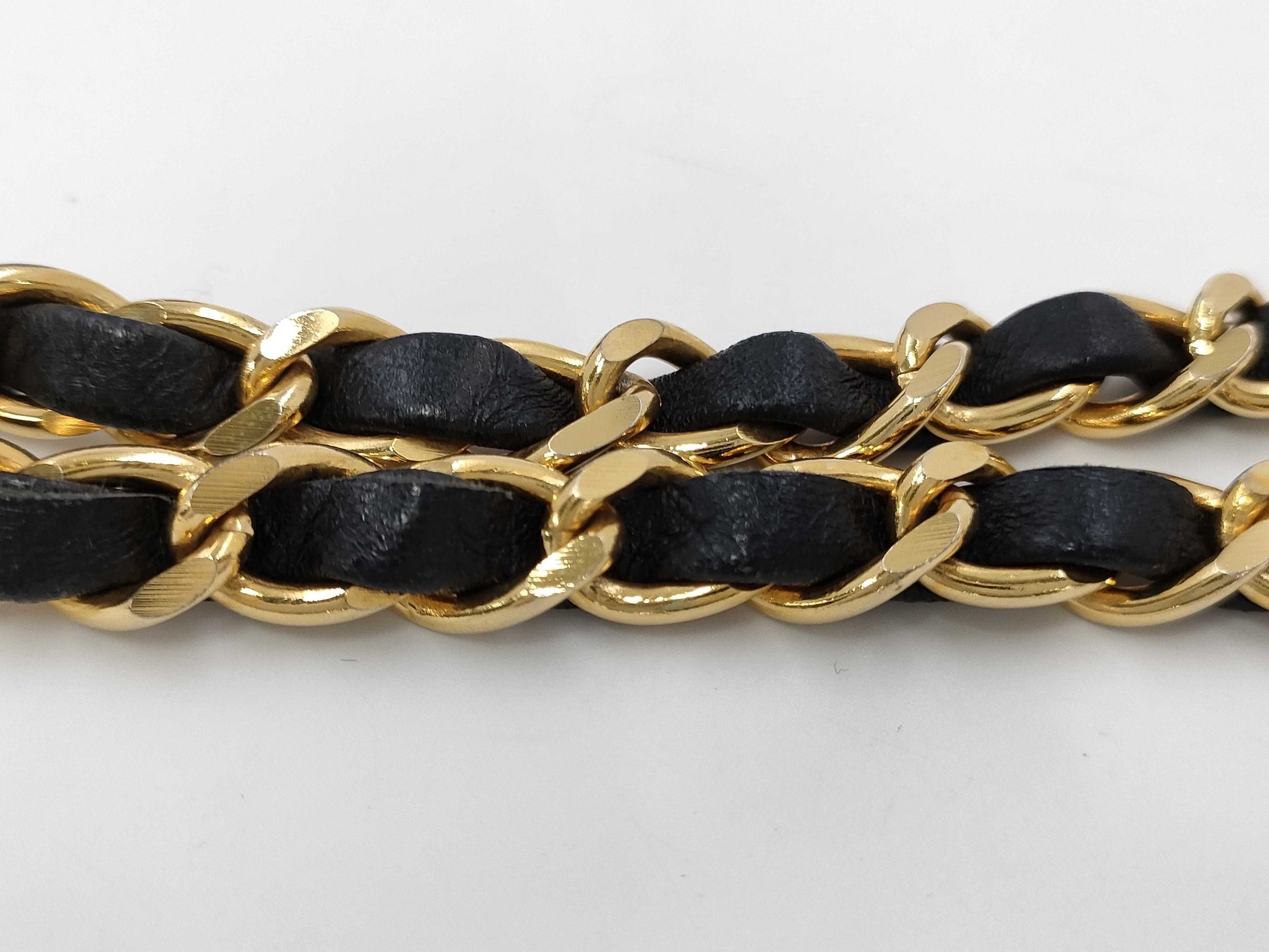 CHANEL Matelasse Chain Shoulder Bag with Seal, Black