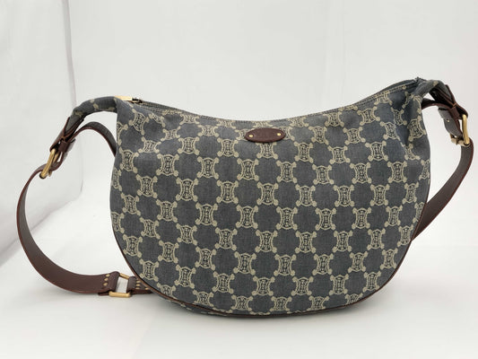 CELINE Paris Macadam One-Shoulder Shoulder Bag