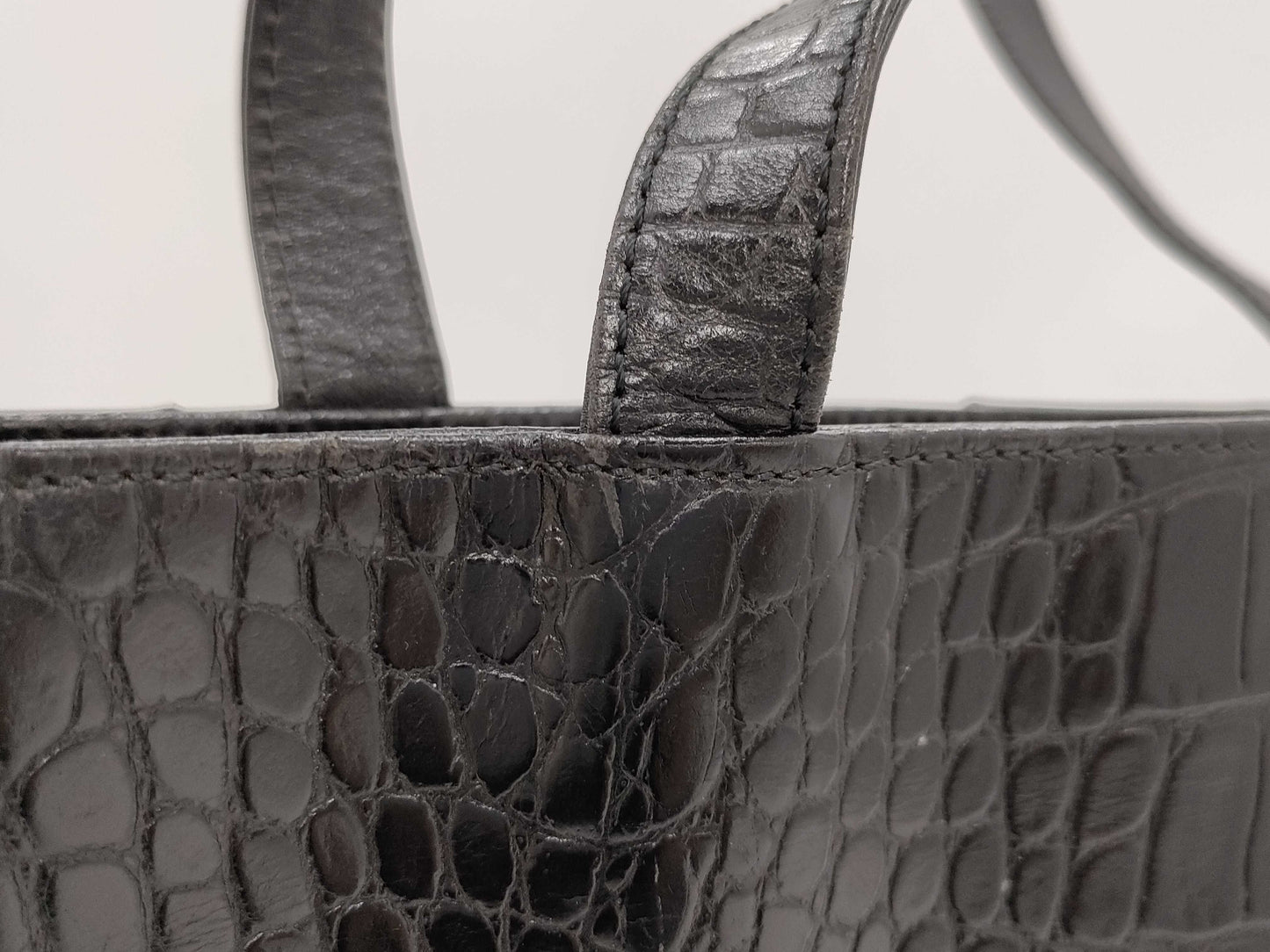 Yves Saint Laurent Crocodile Tote Bag
