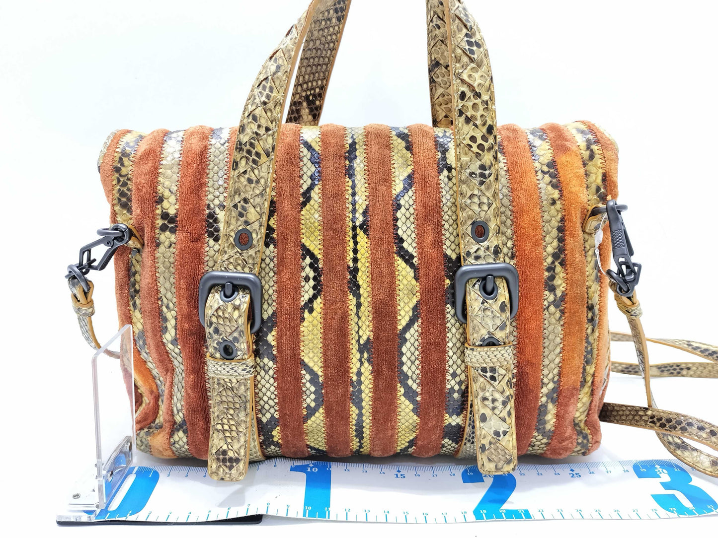 BOTTEGA VENETA Bottega Veneta Python Velvet 2-way Shoulder Bag/Handbag