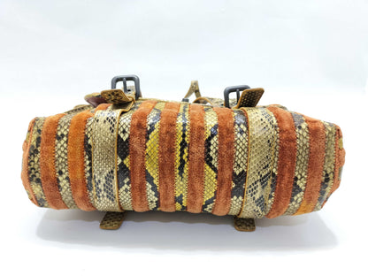 BOTTEGA VENETA Bottega Veneta Python Velvet 2-way Shoulder Bag/Handbag