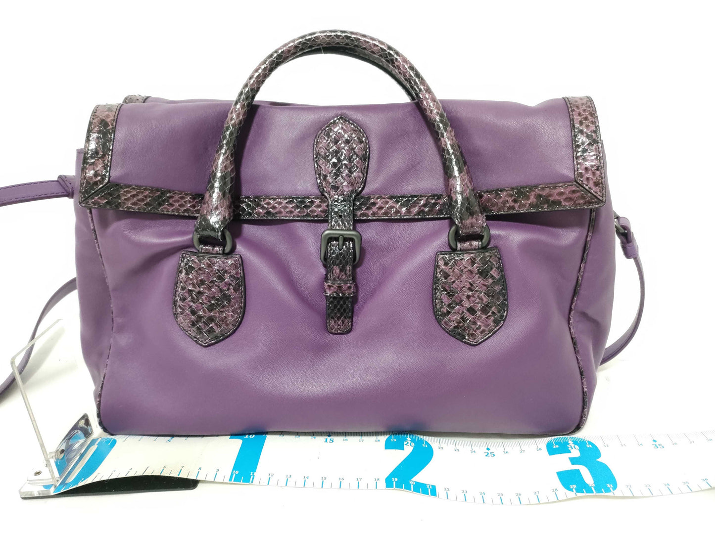 BOTTEGA VENETA Python 2-way shoulder bag/handbag