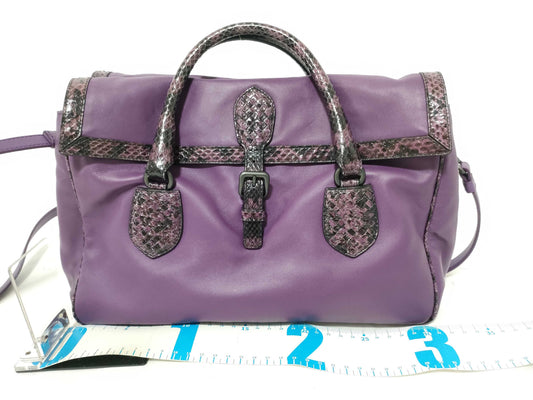 BOTTEGA VENETA Python 2-way shoulder bag/handbag