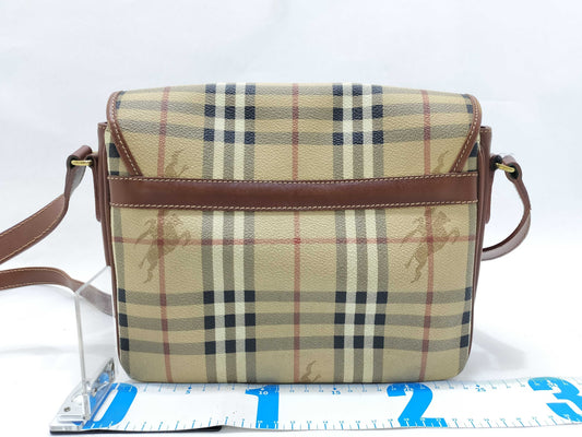 BURBERRY Nova Check Shoulder Bag PVC Shoulder Bag