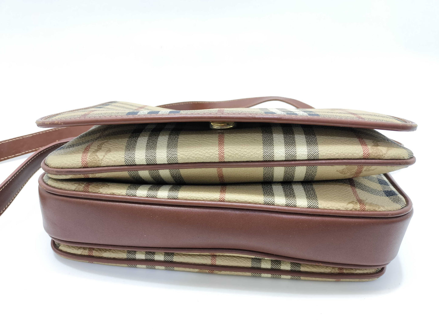 BURBERRY Nova Check Shoulder Bag PVC Shoulder Bag